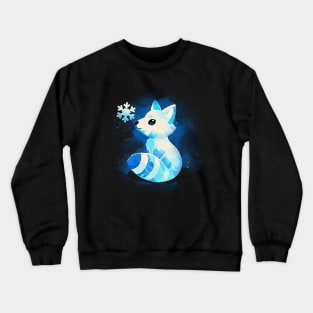 Winter Fox Blue Christmas Crewneck Sweatshirt